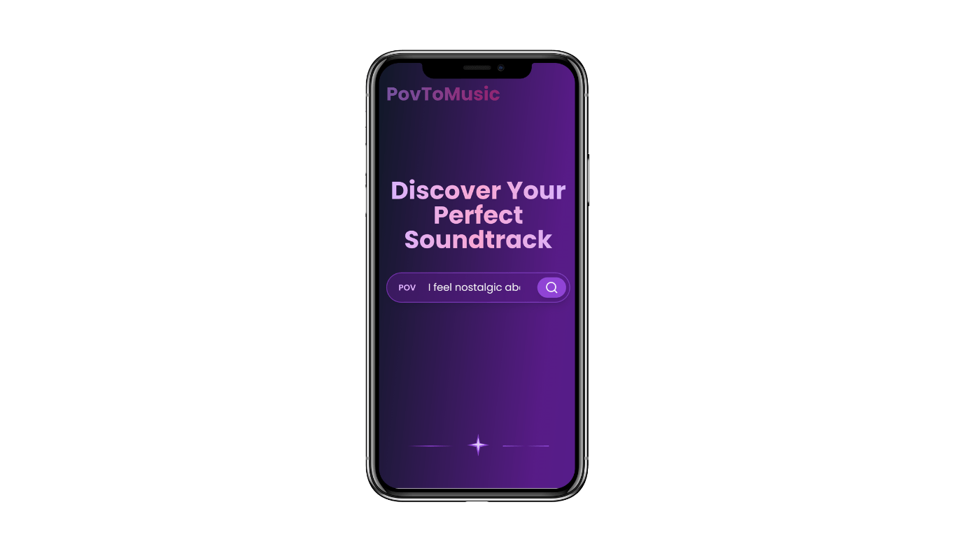 PovToMusic App Interface